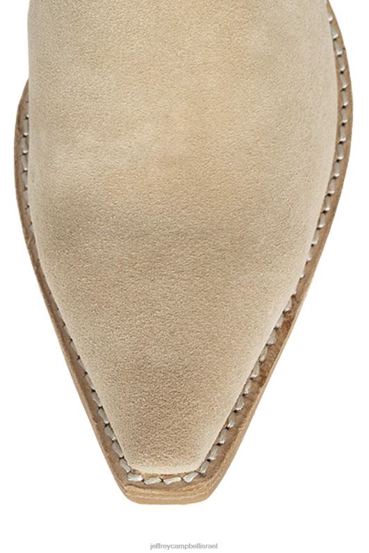 il Jeffrey Campbell חווא-ק מגפיים מברך עד ירך נשים זמש בז' NN6N6669