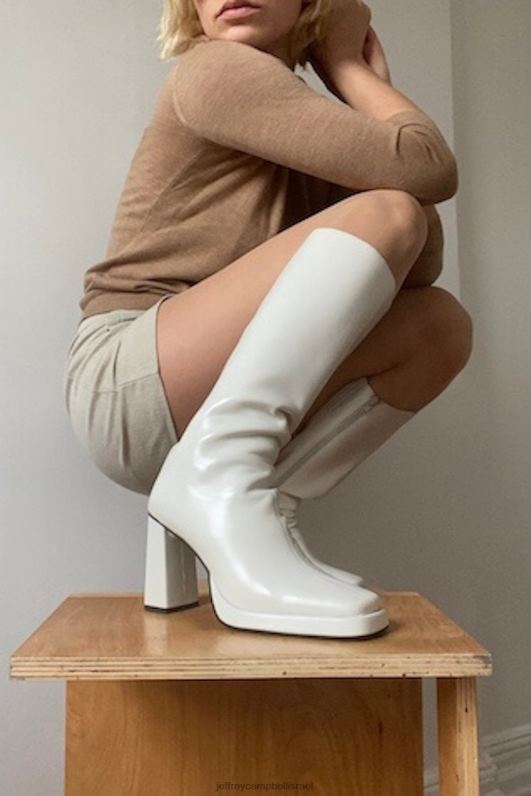 il Jeffrey Campbell מְרַבִּי מגפיים מברך עד ירך נשים אפור NN6N6708