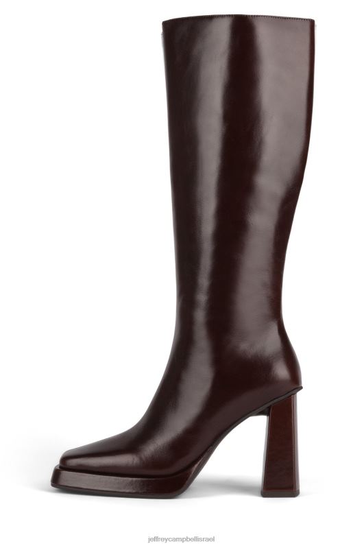 il Jeffrey Campbell מְרַבִּי מגפיים מברך עד ירך נשים חום NN6N6712