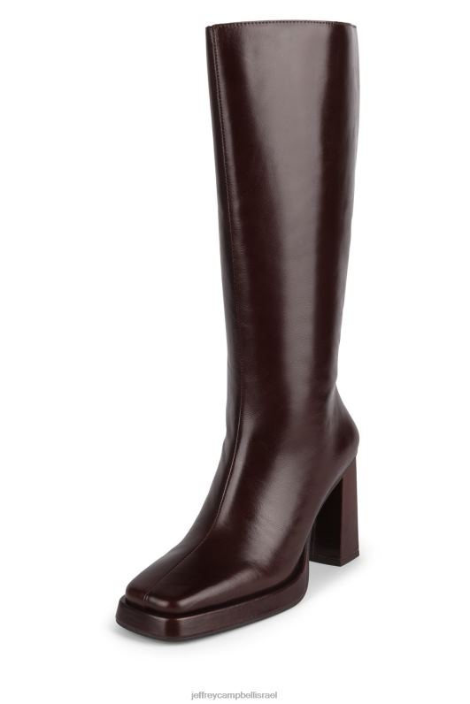 il Jeffrey Campbell מְרַבִּי מגפיים מברך עד ירך נשים חום NN6N6712