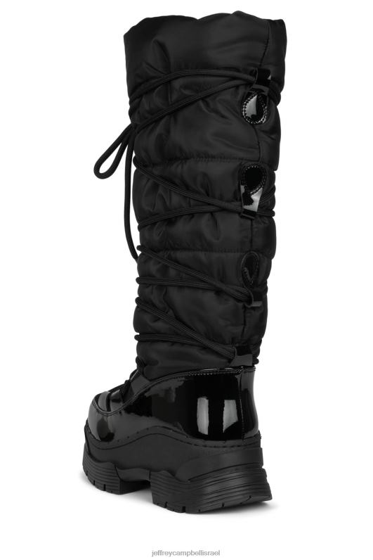 il Jeffrey Campbell שלג-בסדר מגפיים מברך עד ירך נשים שָׁחוֹר NN6N6716