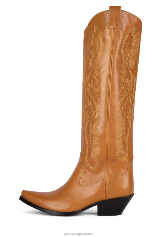 il Jeffrey Campbell ה-קיד-ח מגפיים מברך עד ירך נשים חרדל NN6N6724