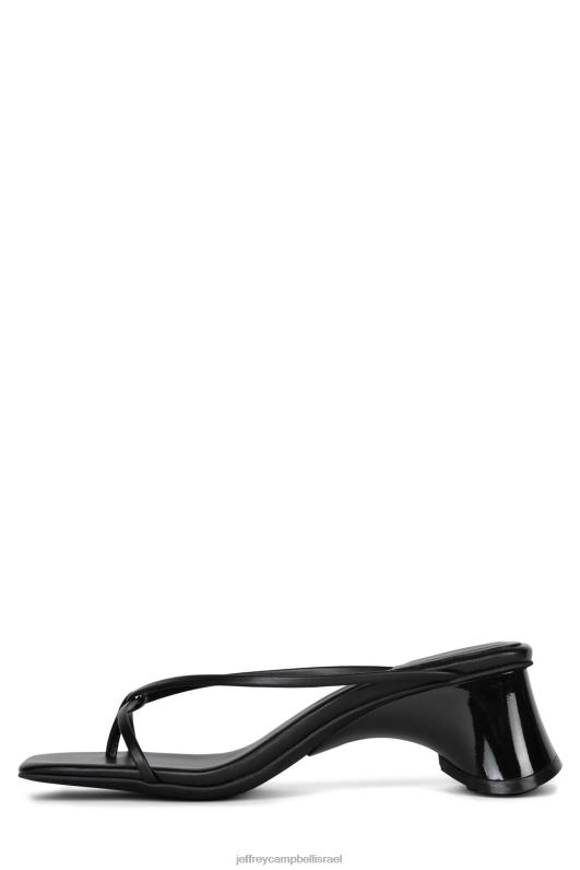 il Jeffrey Campbell להתחיל סנדל עם עקבים נשים שָׁחוֹר NN6N673