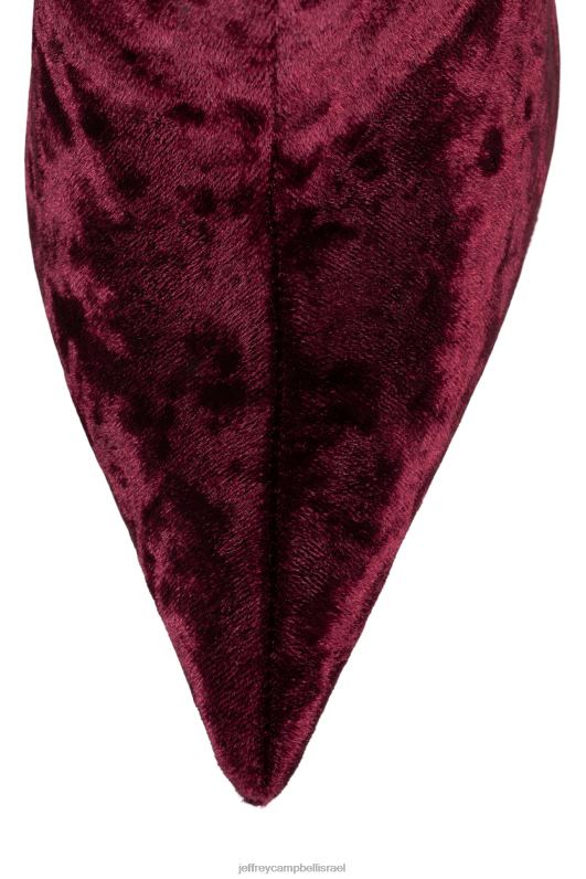 il Jeffrey Campbell היא הולכת מגפיים מברך עד ירך נשים ורד קטיפה כתוש NN6N6741