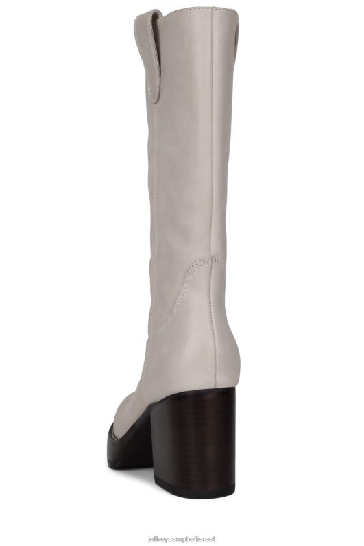 il Jeffrey Campbell מְכוֹנִית הַתִזְמוֹרֶת מגפיים מברך עד ירך נשים קרח NN6N6754