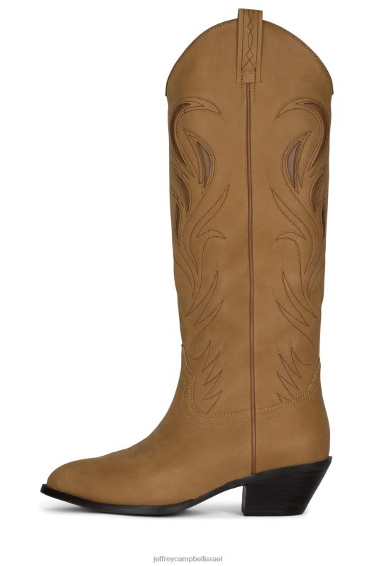 il Jeffrey Campbell הלול מגפיים מברך עד ירך נשים חרדל NN6N6762