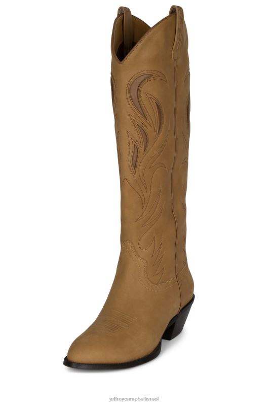 il Jeffrey Campbell הלול מגפיים מברך עד ירך נשים חרדל NN6N6762