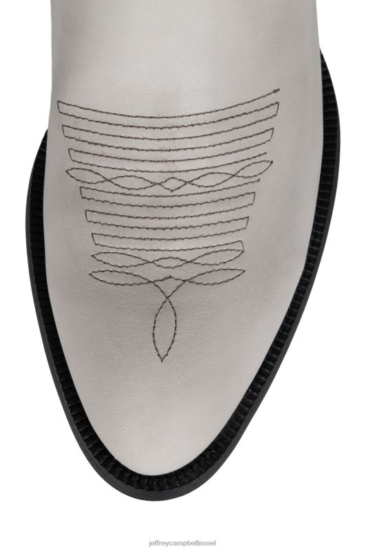 il Jeffrey Campbell הלול מגפיים מברך עד ירך נשים חום לבן NN6N6763