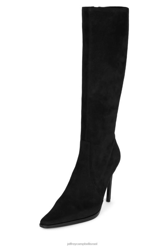 il Jeffrey Campbell חריבדיס מגפיים מברך עד ירך נשים זמש שחור NN6N6765