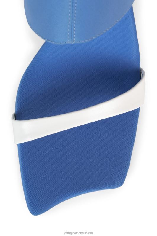 il Jeffrey Campbell סטרוטין סנדל עם עקבים נשים קרם ניאופרן כחול NN6N676