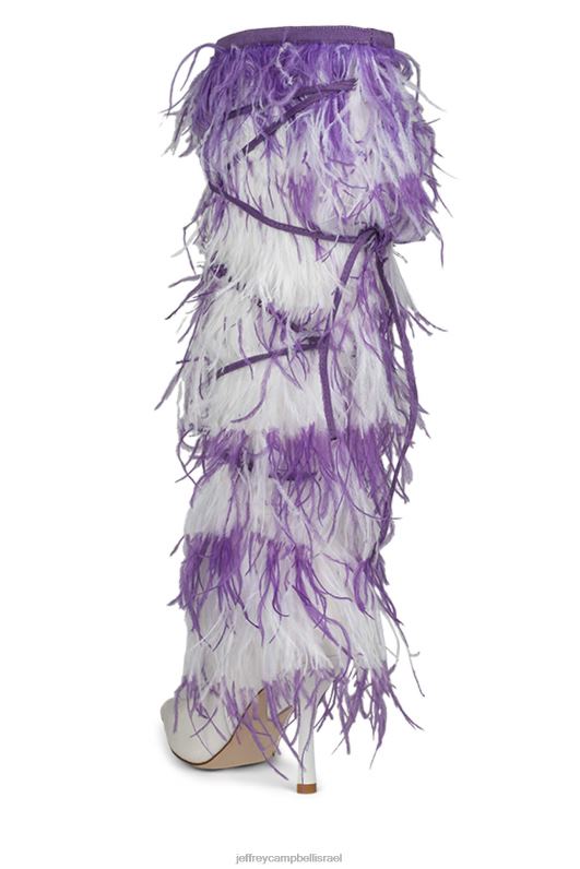 il Jeffrey Campbell שייק-יה מגפיים מברך עד ירך נשים לילך לבן NN6N6791