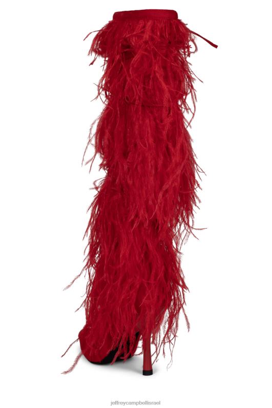 il Jeffrey Campbell שייק-יה מגפיים מברך עד ירך נשים אָדוֹם NN6N6793