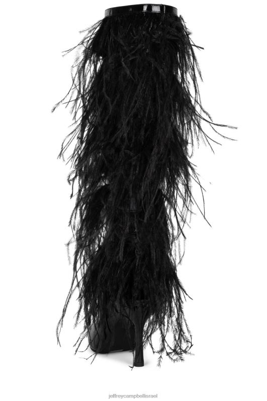 il Jeffrey Campbell שייק-יה מגפיים מברך עד ירך נשים רב פטנט שחור NN6N6794