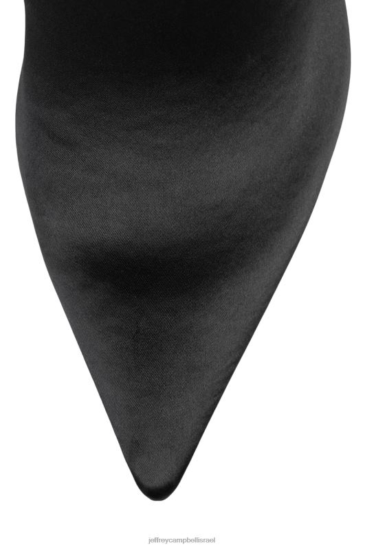 il Jeffrey Campbell סודות מגפיים מברך עד ירך נשים סאטן שחור NN6N6819