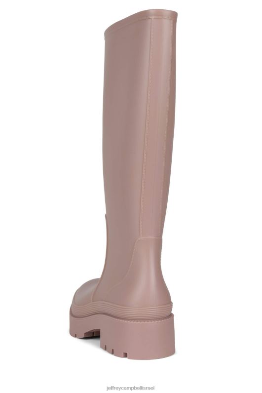 il Jeffrey Campbell גשם מגפיים מברך עד ירך נשים מט בז' NN6N6832