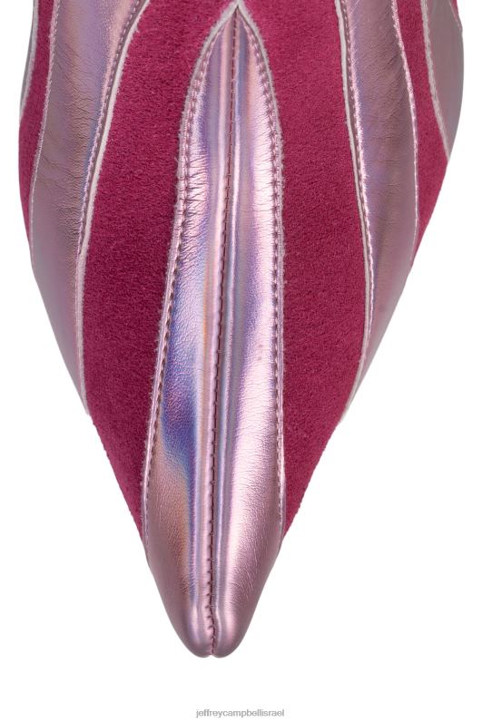 il Jeffrey Campbell לא מאולף מגפיים מברך עד ירך נשים פוקסיה זמש פוקסיה מולטי NN6N6849