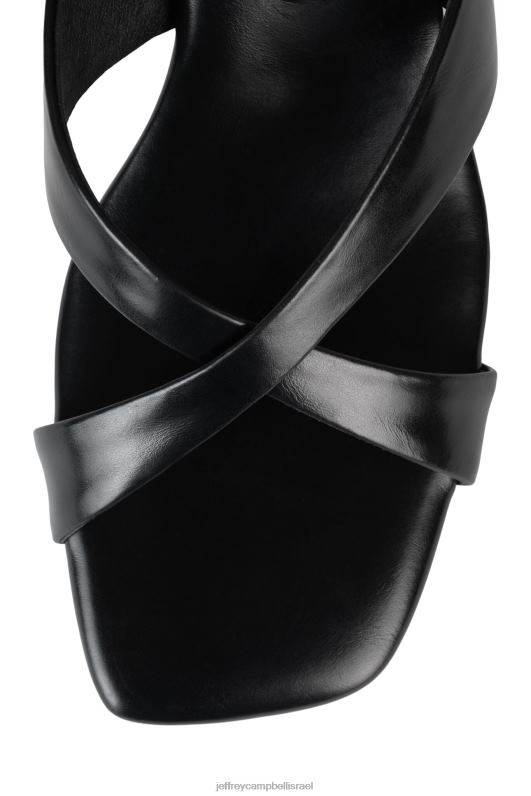 il Jeffrey Campbell בנחת סנדל עם עקבים נשים שחור שחור NN6N686