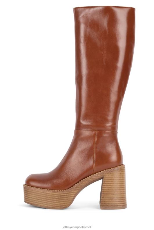 il Jeffrey Campbell הלהקה מגפיים מברך עד ירך נשים מחסנית טבעית שזופה NN6N6875