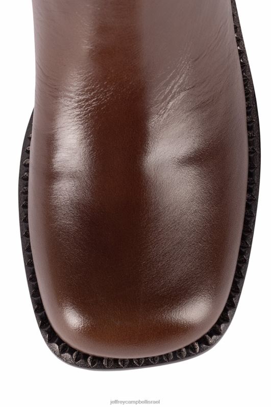 il Jeffrey Campbell הלהקה מגפיים מברך עד ירך נשים חום NN6N6876