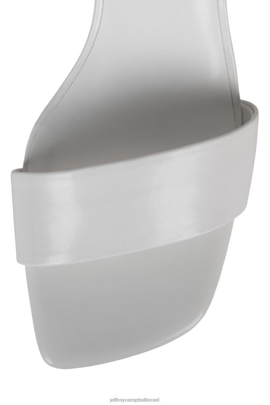 il Jeffrey Campbell לְהִסְתָגֵל סנדל עם עקבים נשים לבן NN6N687