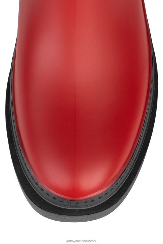 il Jeffrey Campbell גֶשֶׁם זַעַף מגפי קרסול נשים אדום שחור NN6N6889