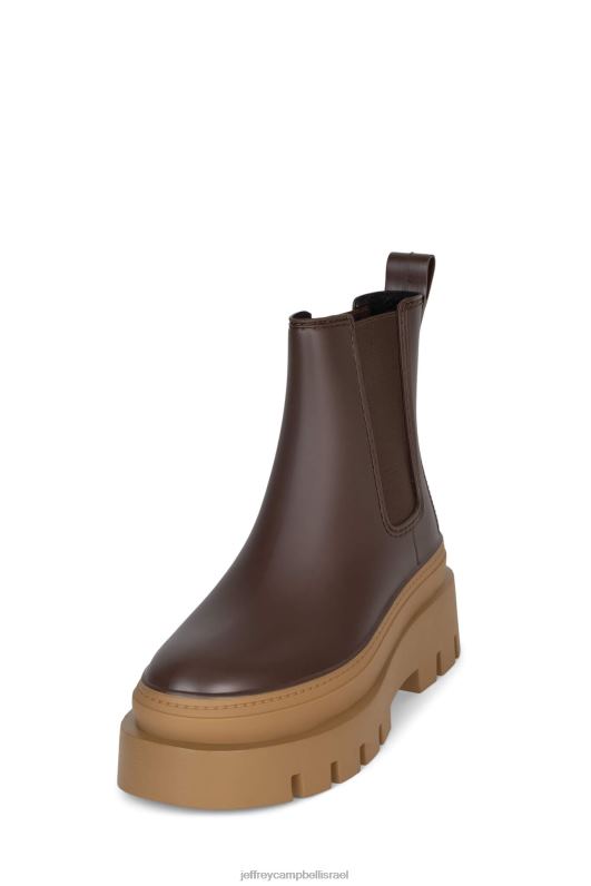 il Jeffrey Campbell גֶשֶׁם זַעַף מגפי קרסול נשים דבש חום NN6N6890