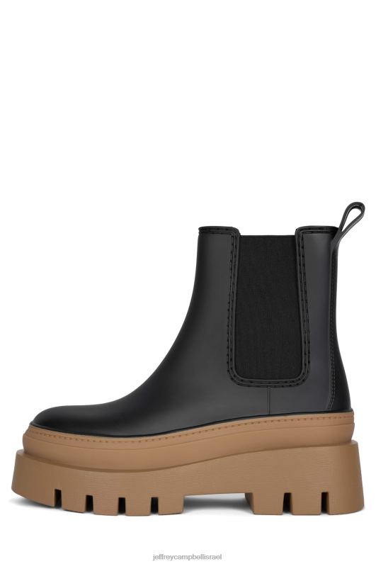 il Jeffrey Campbell גֶשֶׁם זַעַף מגפי קרסול נשים דבש שחור NN6N6891