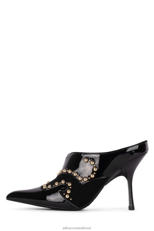 il Jeffrey Campbell לרכוב עליהם מגפיים מערביות נשים שילוב שחור NN6N6906