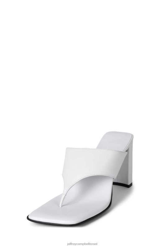 il Jeffrey Campbell התחממות סנדל עם עקבים נשים לבן NN6N691