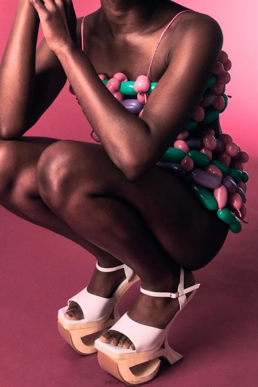 il Jeffrey Campbell אינטואיטיבי סנדל פלטפורמה נשים לבן NN6N6920