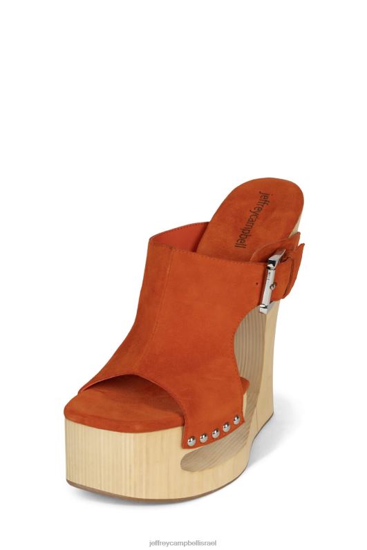il Jeffrey Campbell שְׁמֵימִי סנדל פלטפורמה נשים זמש כתום NN6N6924