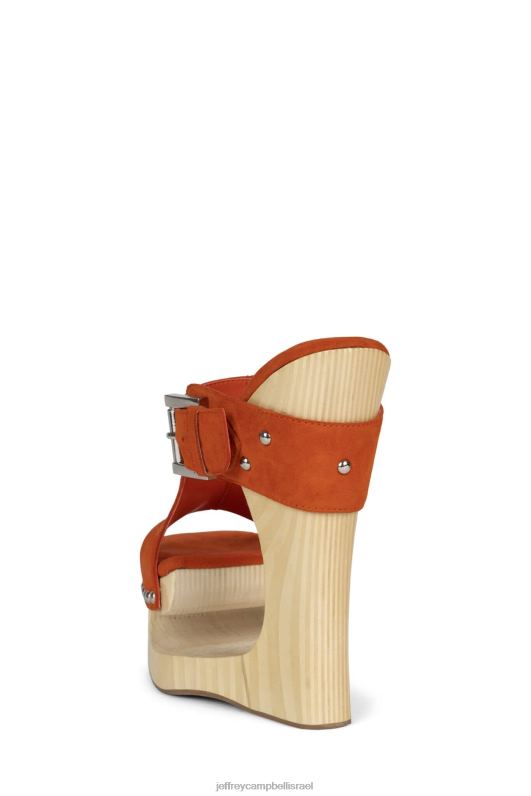 il Jeffrey Campbell שְׁמֵימִי סנדל פלטפורמה נשים זמש כתום NN6N6924