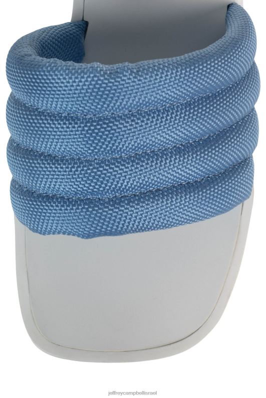 il Jeffrey Campbell נודד סנדל פלטפורמה נשים כחול לבן NN6N6928