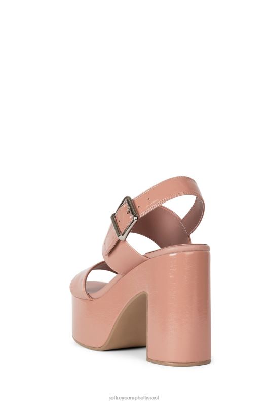 il Jeffrey Campbell מְצוּבּרָח סנדל פלטפורמה נשים פטנט סומק לקמט NN6N6947