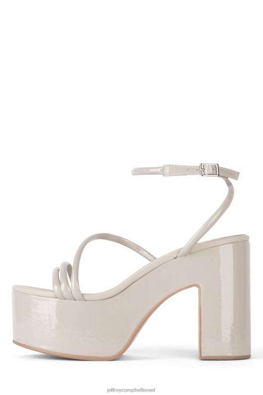 il Jeffrey Campbell ממבה סנדל פלטפורמה נשים פטנט אפור NN6N6949
