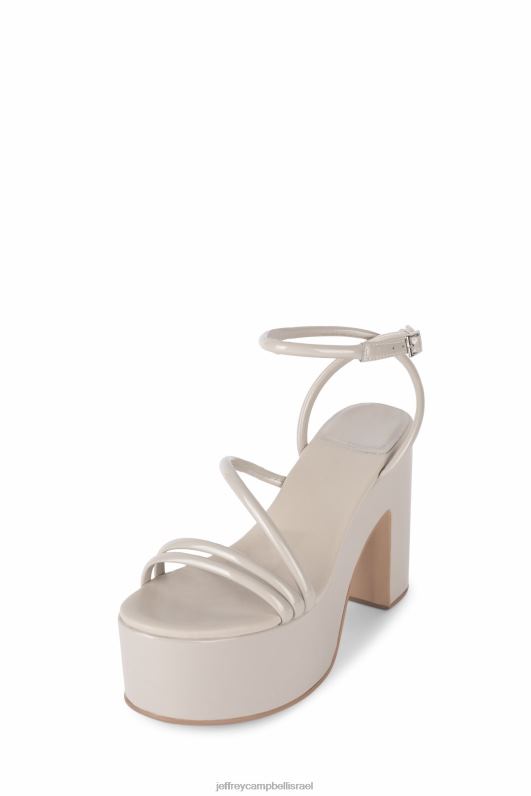 il Jeffrey Campbell ממבה סנדל פלטפורמה נשים פטנט אפור NN6N6949