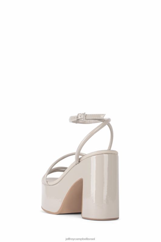 il Jeffrey Campbell ממבה סנדל פלטפורמה נשים פטנט אפור NN6N6949