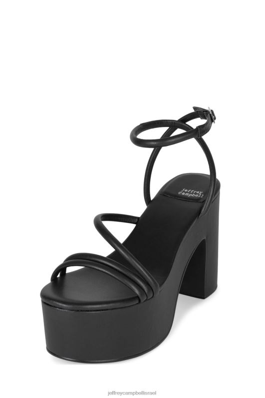 il Jeffrey Campbell ממבה סנדל פלטפורמה נשים שָׁחוֹר NN6N6950