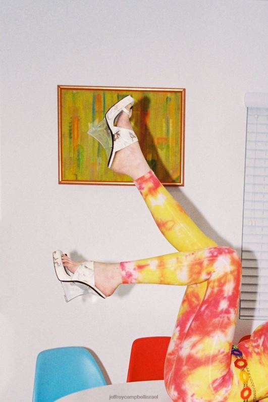 il Jeffrey Campbell מפונק-ו סנדל פלטפורמה נשים שילוב ירוק NN6N6953