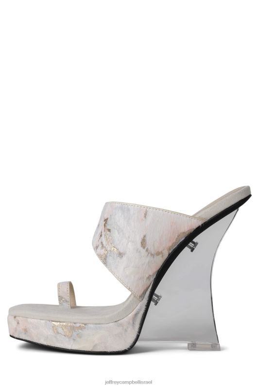 il Jeffrey Campbell מפונק-ו סנדל פלטפורמה נשים בז' מולטי NN6N6954