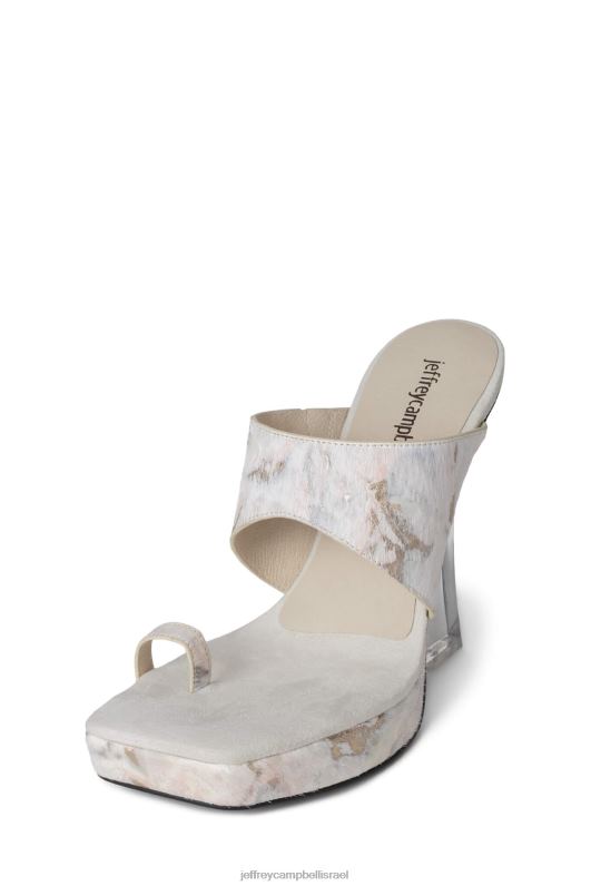 il Jeffrey Campbell מפונק-ו סנדל פלטפורמה נשים בז' מולטי NN6N6954