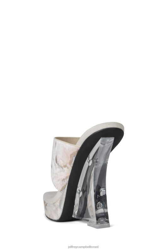 il Jeffrey Campbell מפונק-ו סנדל פלטפורמה נשים בז' מולטי NN6N6954