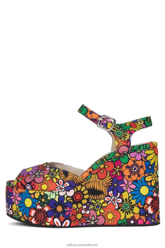 il Jeffrey Campbell מהמם סנדל פלטפורמה נשים רב פרחוני NN6N6965