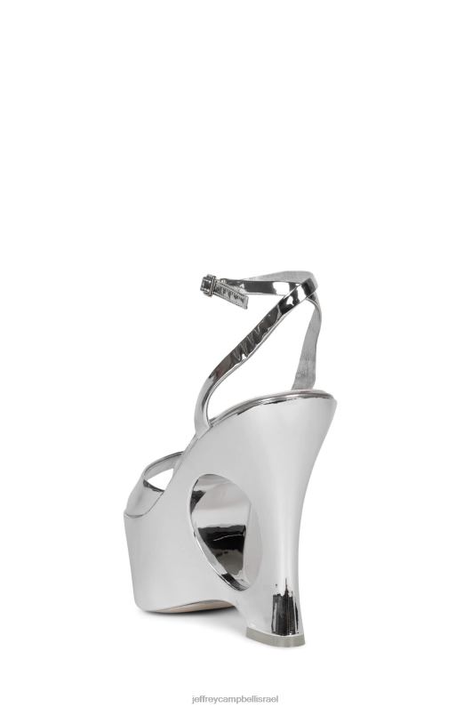 il Jeffrey Campbell לחלום על סנדל פלטפורמה נשים פטנט כסף NN6N6969