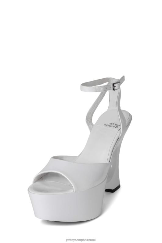 il Jeffrey Campbell לחלום על סנדל פלטפורמה נשים פטנט לבן NN6N6970