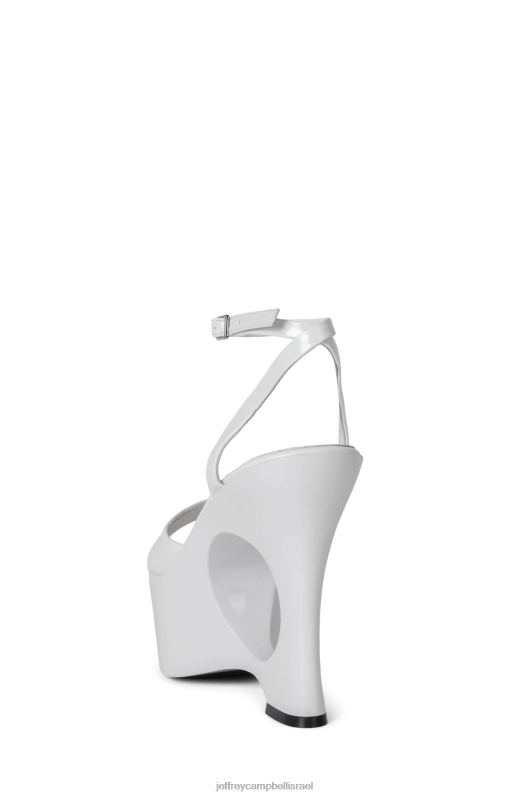 il Jeffrey Campbell לחלום על סנדל פלטפורמה נשים פטנט לבן NN6N6970
