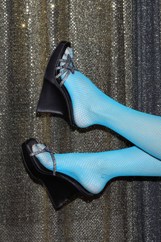 il Jeffrey Campbell מגה כוכב סנדל פלטפורמה נשים ורוד סאטן ורוד NN6N6983