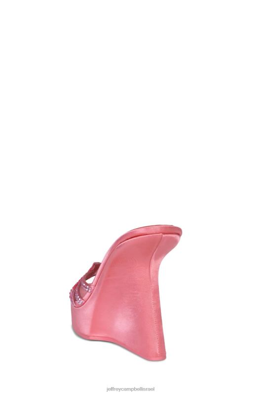 il Jeffrey Campbell מגה כוכב סנדל פלטפורמה נשים ורוד סאטן ורוד NN6N6983