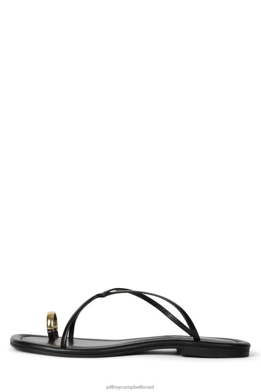 il Jeffrey Campbell פסיפיקו סנדלים נשים זהב שחור NN6N699
