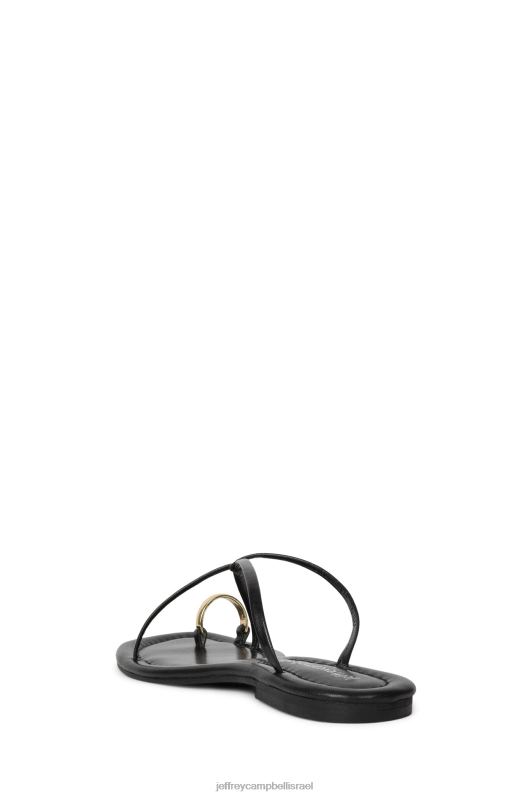 il Jeffrey Campbell פסיפיקו סנדלים נשים זהב שחור NN6N699